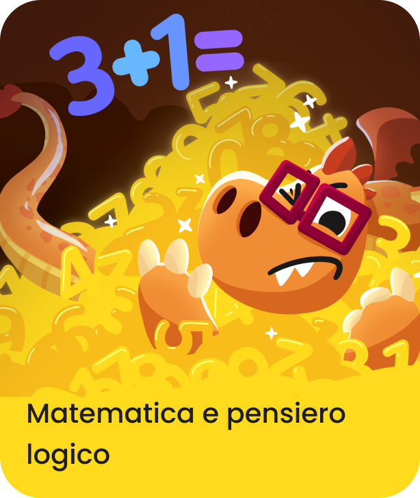 Giochi coinvolgenti che sviluppano il riconoscimento dei numeri e delle sequenze e le basi del ragionamento logico.